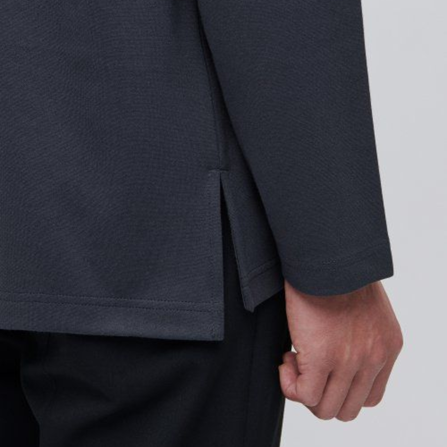 Ponte Turtle Neck Long Sleeve T-Shirt [Blue Grey]