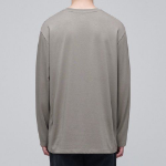 Supima Relaxed Crew Neck Long Sleeve T-Shirt [Dusty Beige]