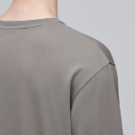Supima Relaxed Crew Neck Long Sleeve T-Shirt [Dusty Beige]