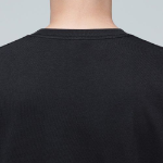 Layered Crew Neck Long Sleeve T-Shirt_Long Length [Black]