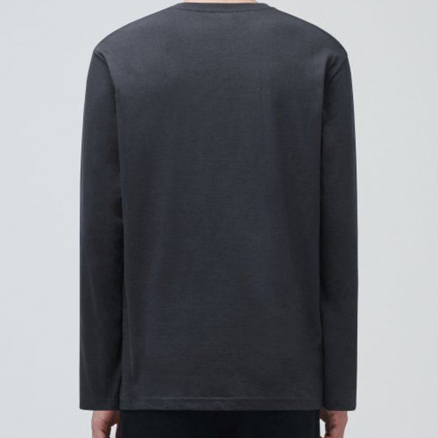 Basic Long Sleeve T-Shirt [Dark Grey]