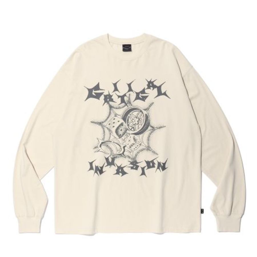 Critical Invasion Long Sleeve T-Shirt [Cream]