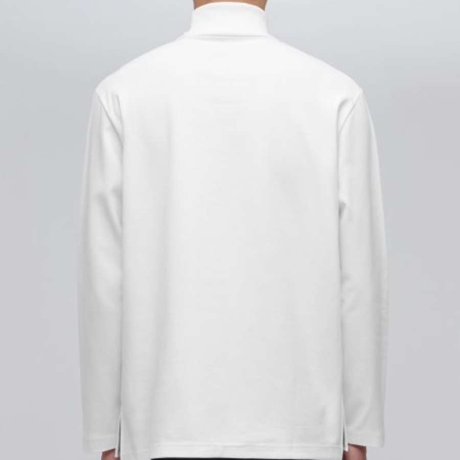 Ponte Turtleneck Long Sleeve T-Shirt [Off White]