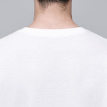 Oversized Crew Neck Layered Sleeve T-Shirt [White]