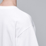 Oversized Crew Neck Layered Sleeve T-Shirt [White]