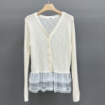 Свободный размер-Бежевый-Кардиганы