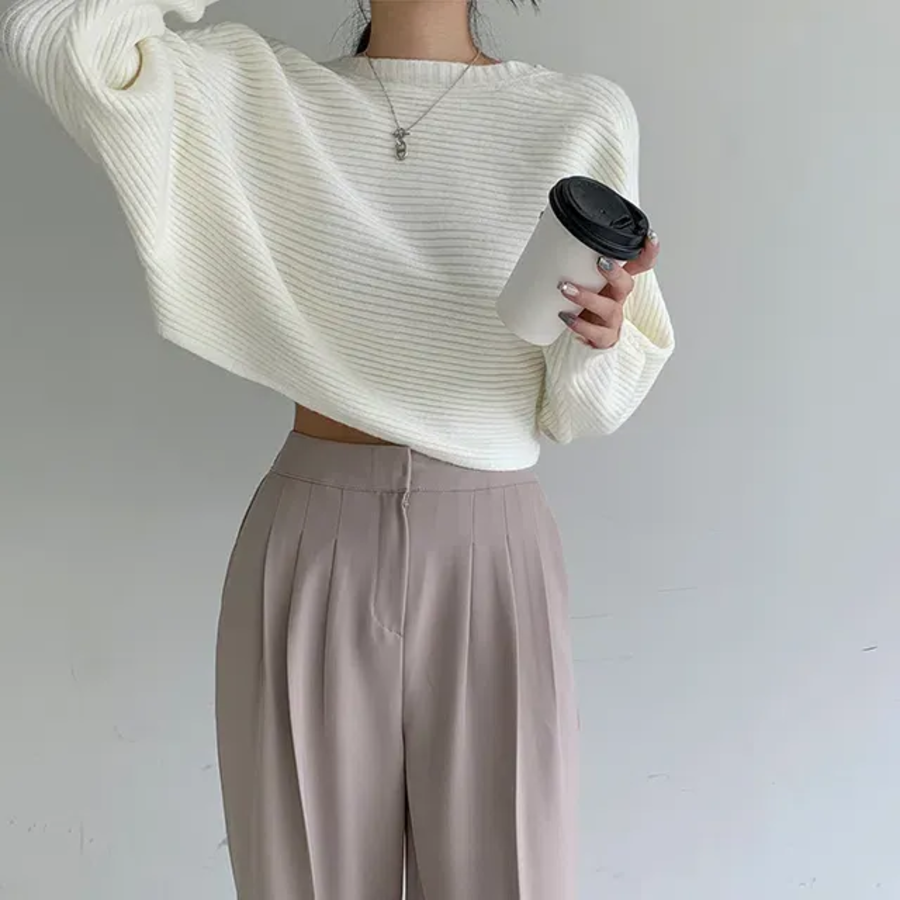 Kurom Two-Way Batwing Knit Cardigan