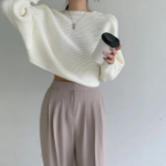 Kurom Two-Way Batwing Knit Cardigan