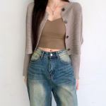 Kurom Two-Way Batwing Knit Cardigan