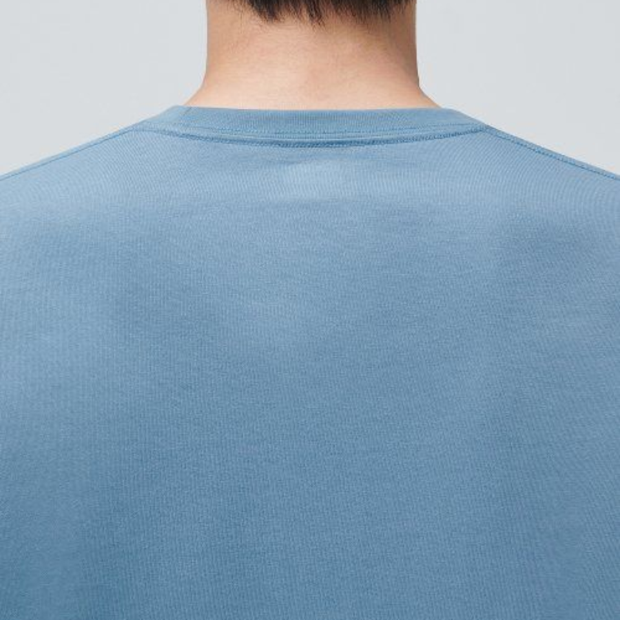 Basic Long Sleeve T-Shirt [Cerulean Blue]