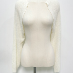 Свободный размер-Слоновая кость-Кардиганы