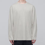 Supima Relaxed Crew Neck Long Sleeve T-Shirt [Mushroom]