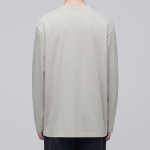 Supima Relaxed Crew Neck Long Sleeve T-Shirt [Mushroom]