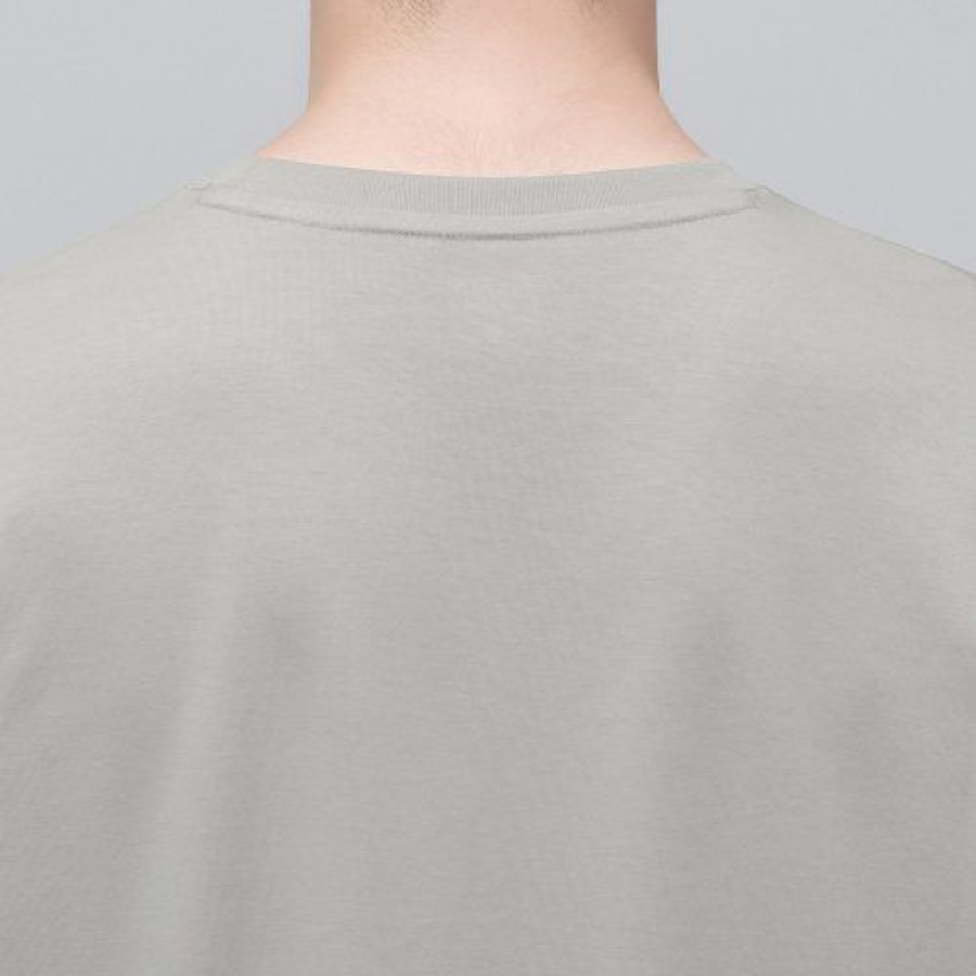 Supima Relaxed Crew Neck Long Sleeve T-Shirt [Mushroom]