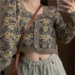 Koire Flower Crop Cardigan