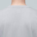 Layered Crew Neck Long Sleeve T-Shirt_Long Length [Light Grey]
