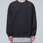 Layered Crew Neck Long Sleeve T-Shirt_Long Length [Light Grey]