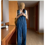 Комбинезон из денима с эффектом oversize