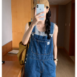 Комбинезон из денима с эффектом oversize