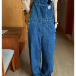 Комбинезон из денима с эффектом oversize