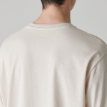 [Cooltandard] Crew Neck Long Sleeve T-Shirt [Ecru]