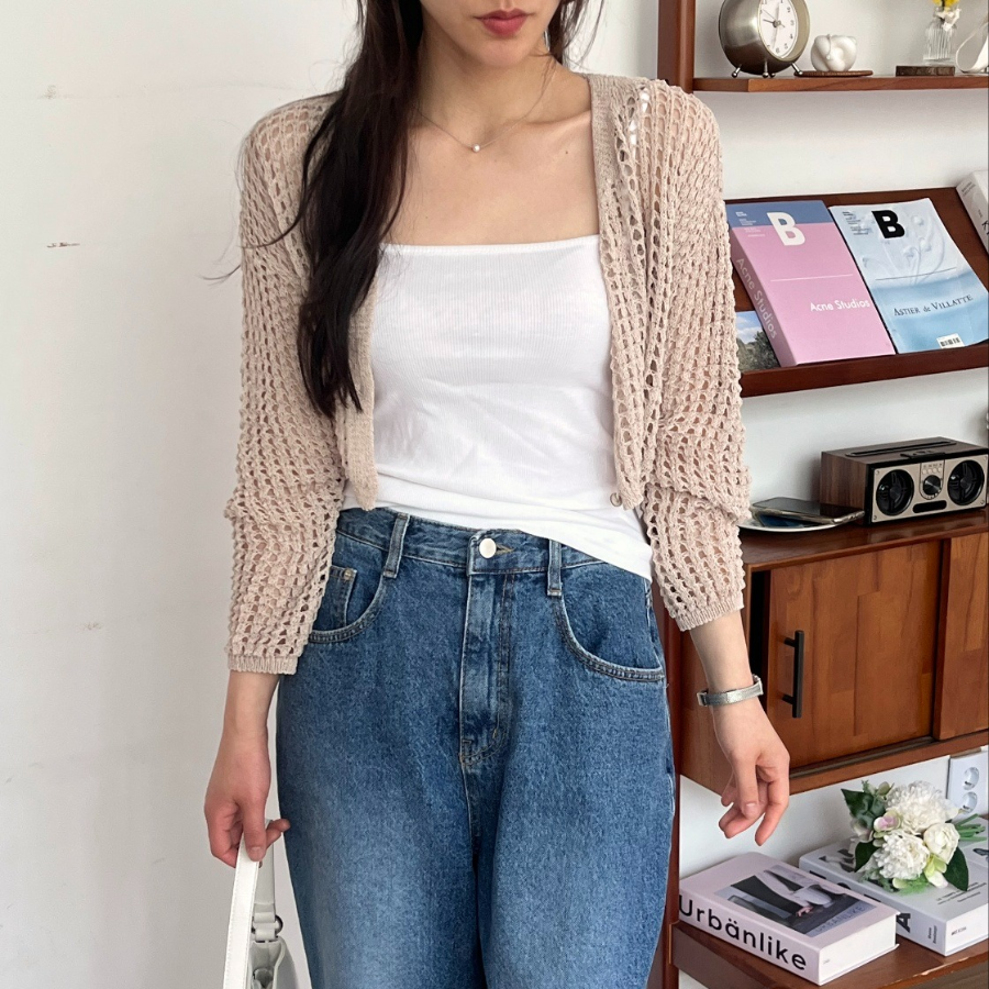 Olind Mesh Cardigan