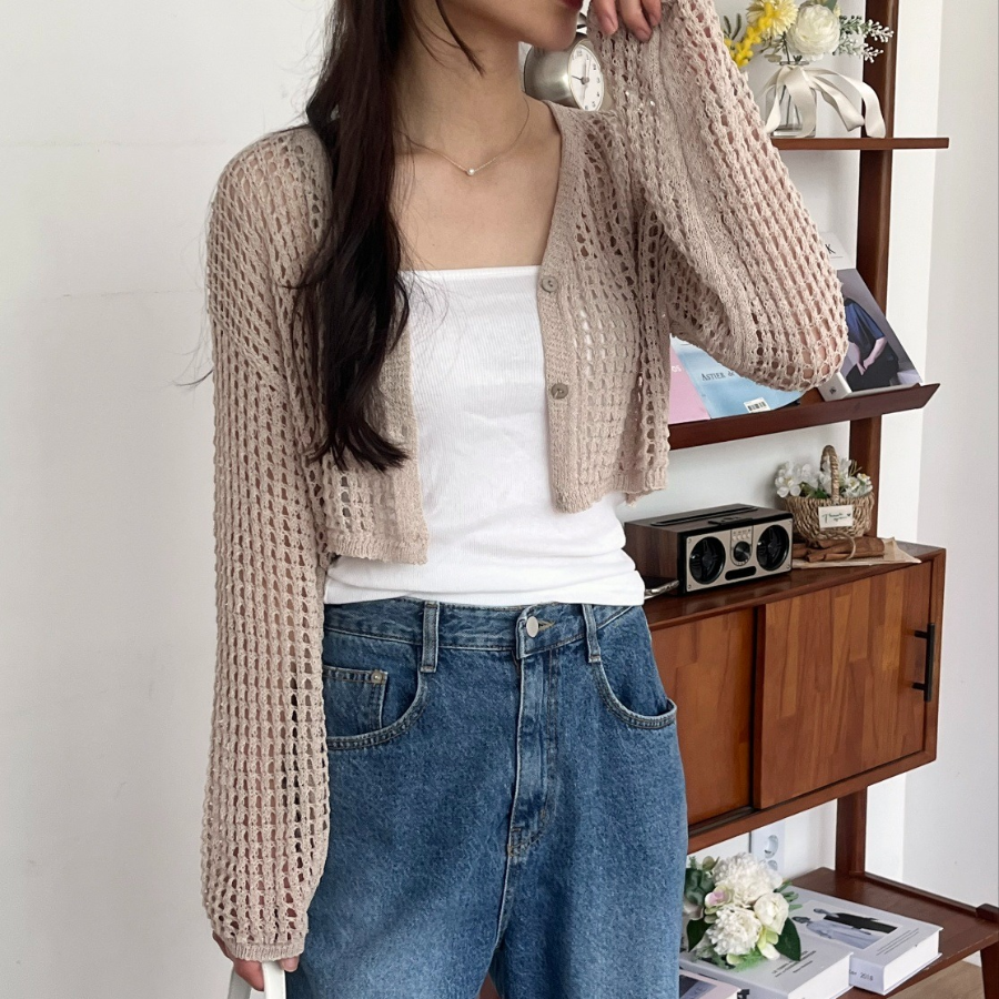Olind Mesh Cardigan