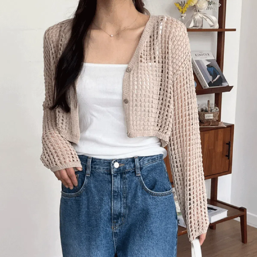 Olind Mesh Cardigan