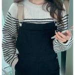 Комбинезон с контрастными вставками