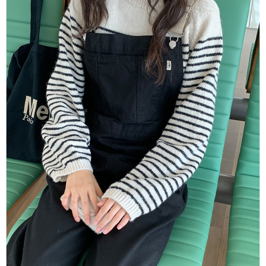 Комбинезон с контрастными вставками