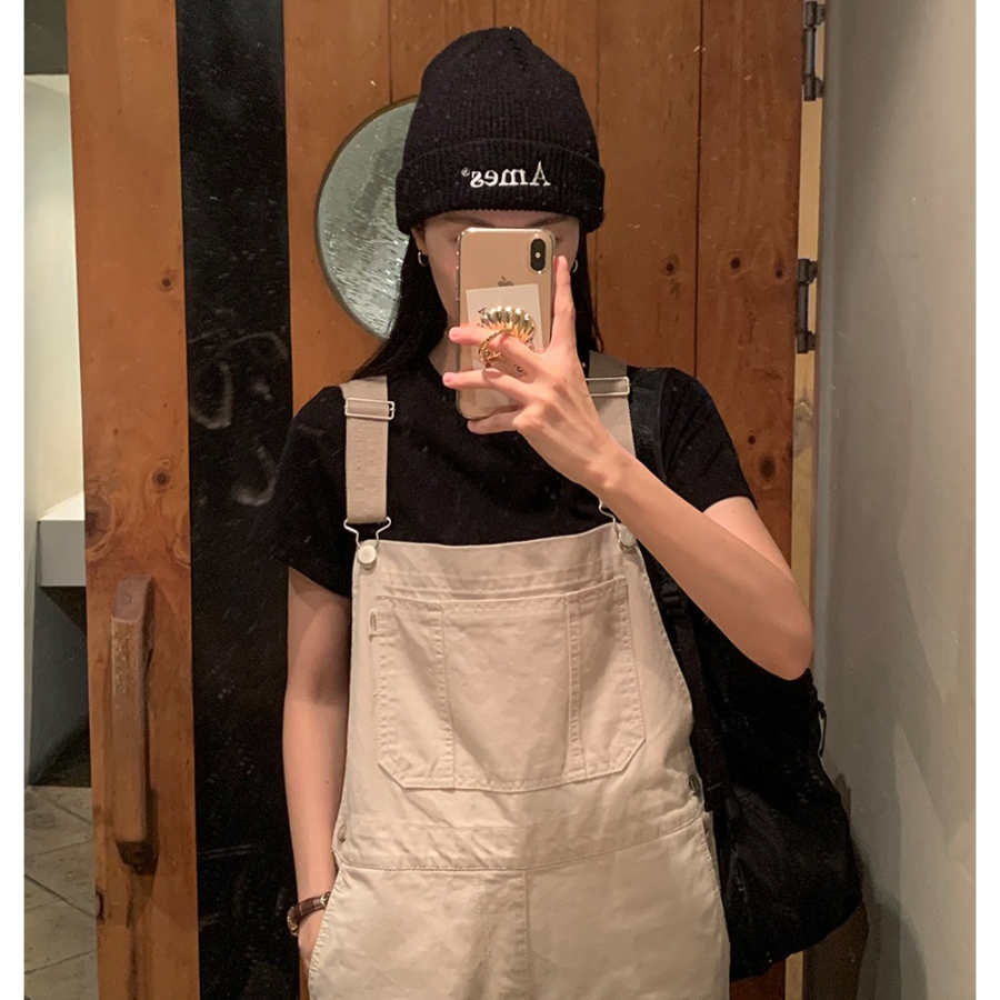 Комбинезон с контрастными вставками