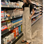 Комбинезон с контрастными вставками