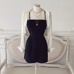 Комплектный комбинезон с кроп-блузкой и шортами