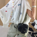 Летний комбинезон-топ с кнопками, кулиской и широкими джоггерами