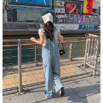 Комбинезон "Винс" в полоску с элементами карпентер-стиля