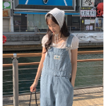 Комбинезон "Винс" в полоску с элементами карпентер-стиля