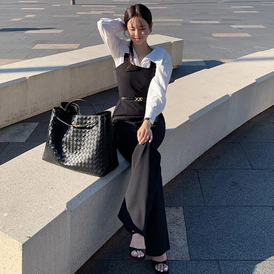 Комбинезон с брюками-клёш