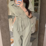 Лёгкий комбинезон с короткими рукавами