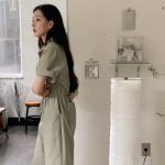 Лёгкий комбинезон с короткими рукавами