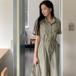 Лёгкий комбинезон с короткими рукавами