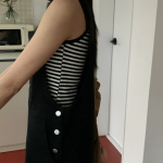 Минималистичное миди-платье комбинезон с подтяжками