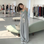 Свободный размер-Серый-Комбинезоны