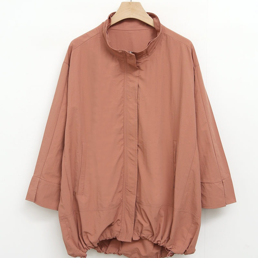 Spring Oversized Nylon Loose Fit Windbreaker