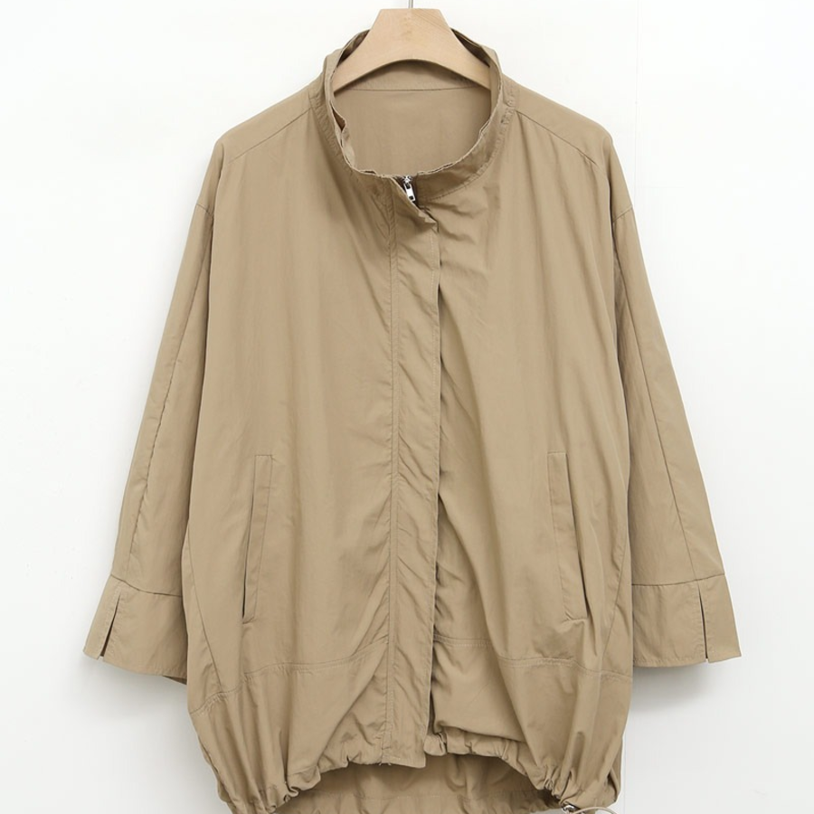 Spring Oversized Nylon Loose Fit Windbreaker