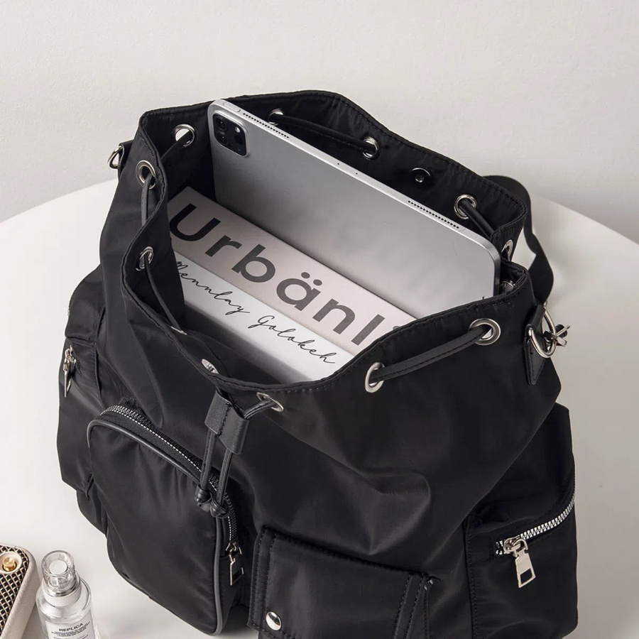 Nylon Multipocket Backpack Shoulder Bag — функциональность и стиль в городском ритме