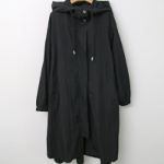 Loose Fit Oversized Hooded Long Windbreaker