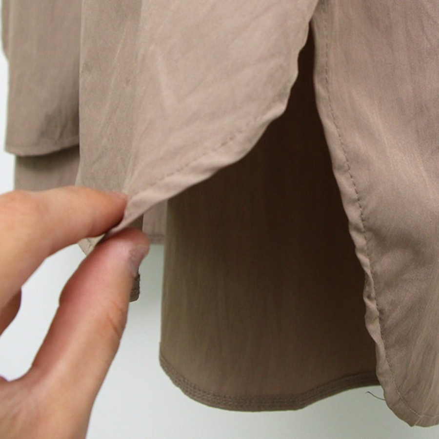 Loose Fit Oversized Hooded Long Windbreaker