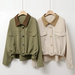 Nylon 100 String Collar Shirt Windbreaker