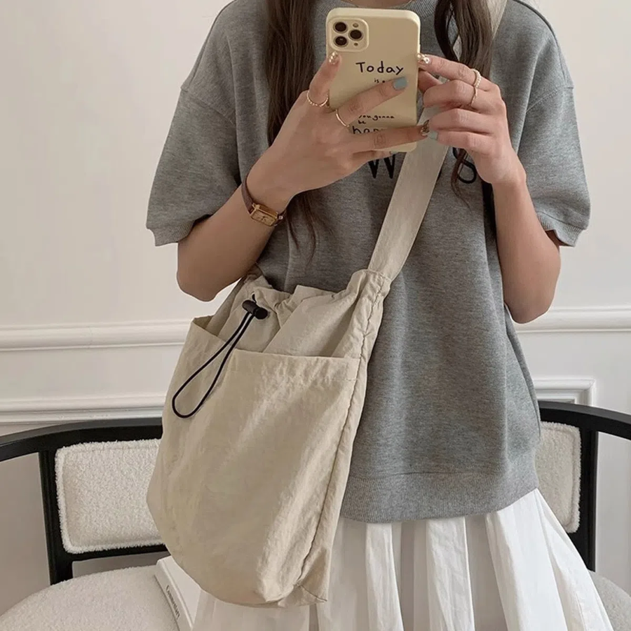 Piang Daily Lightweight Nylon Drawstring Bag — лёгкость, универсальность и городской комфорт