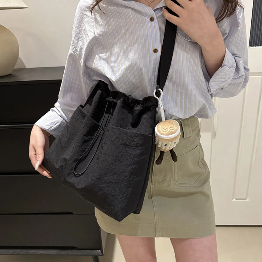Piang Daily Lightweight Nylon Drawstring Bag — лёгкость, универсальность и городской комфорт